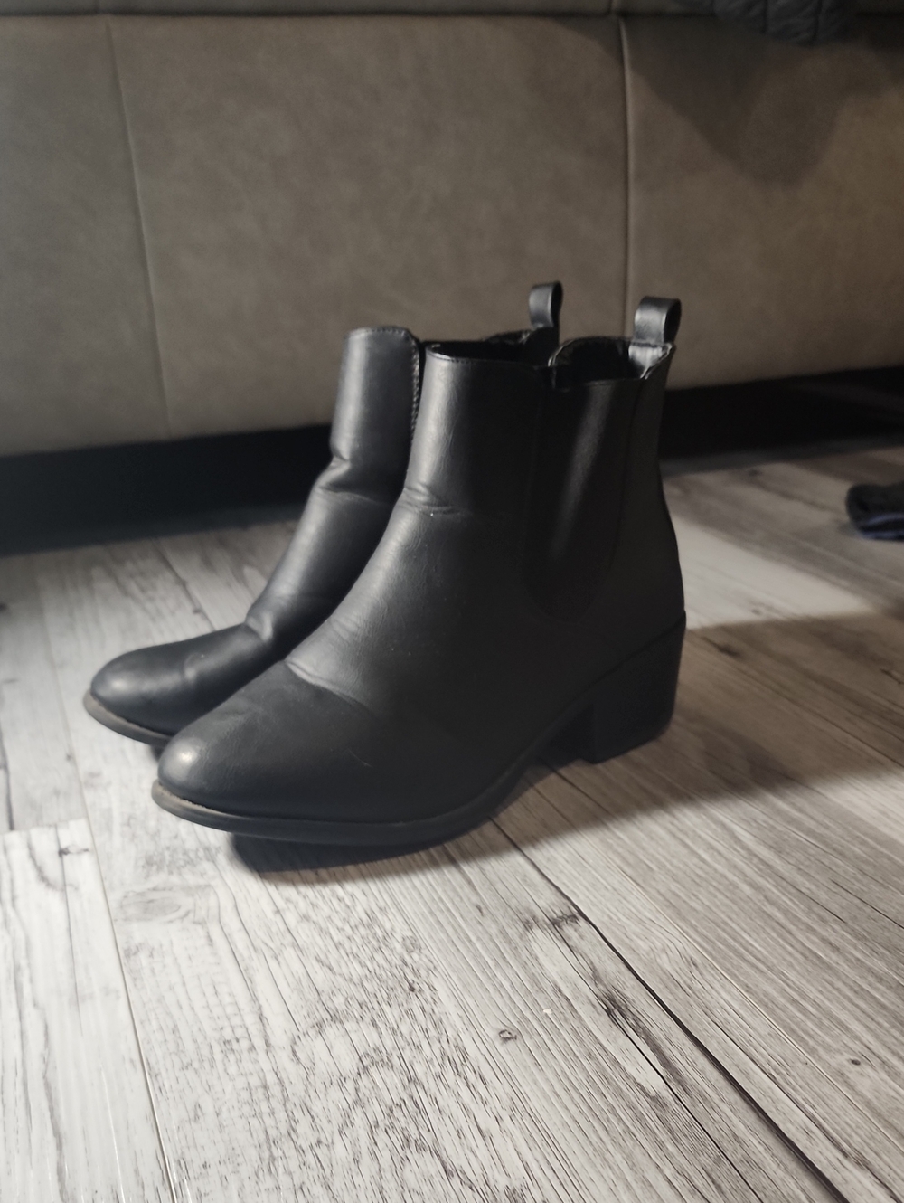 Ardene Black Chelsea-Style Ankle Booties